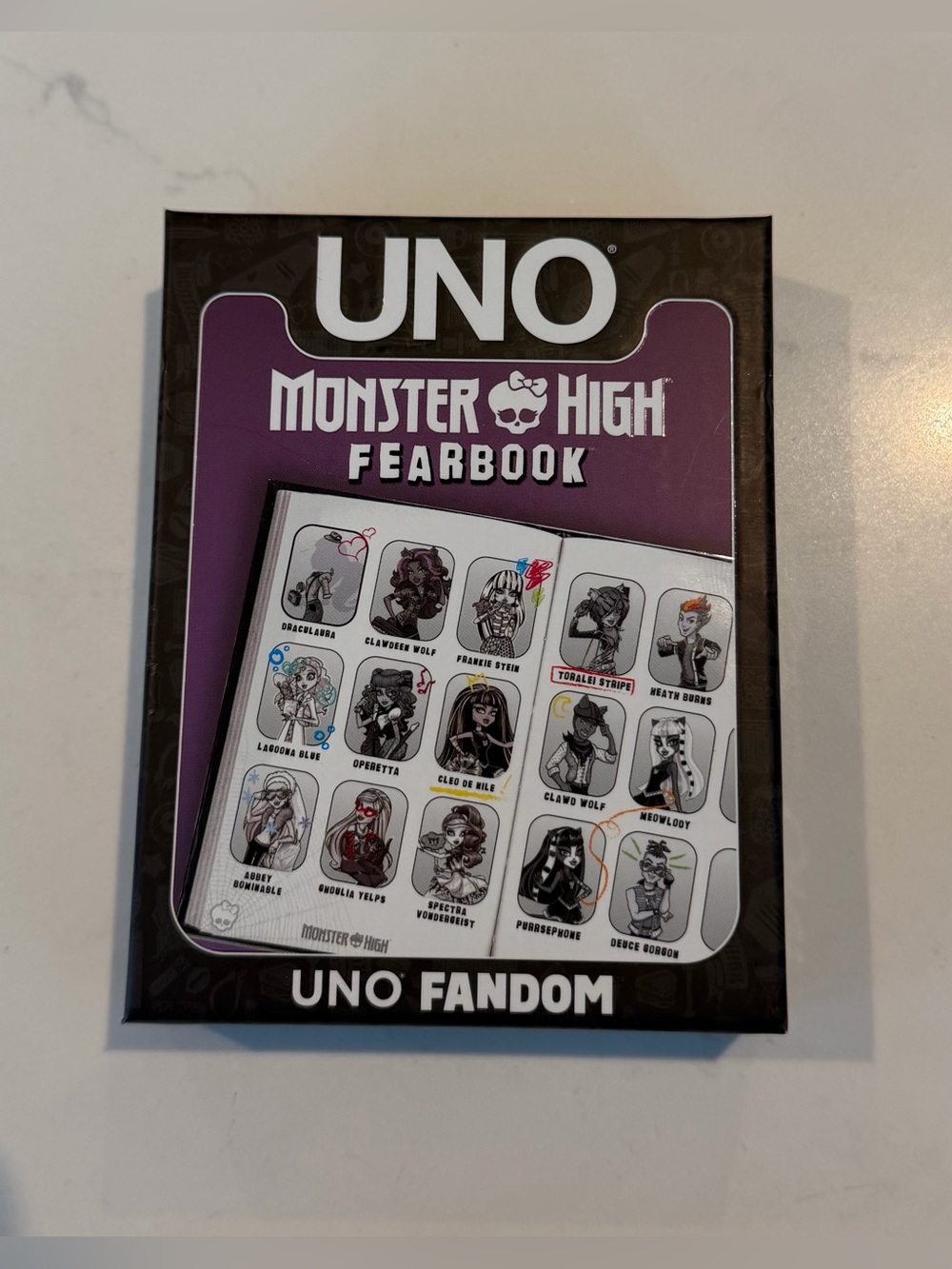 Monster High Fearbook Uno